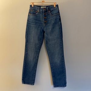 Madewell vintage cropped jean- high waisted